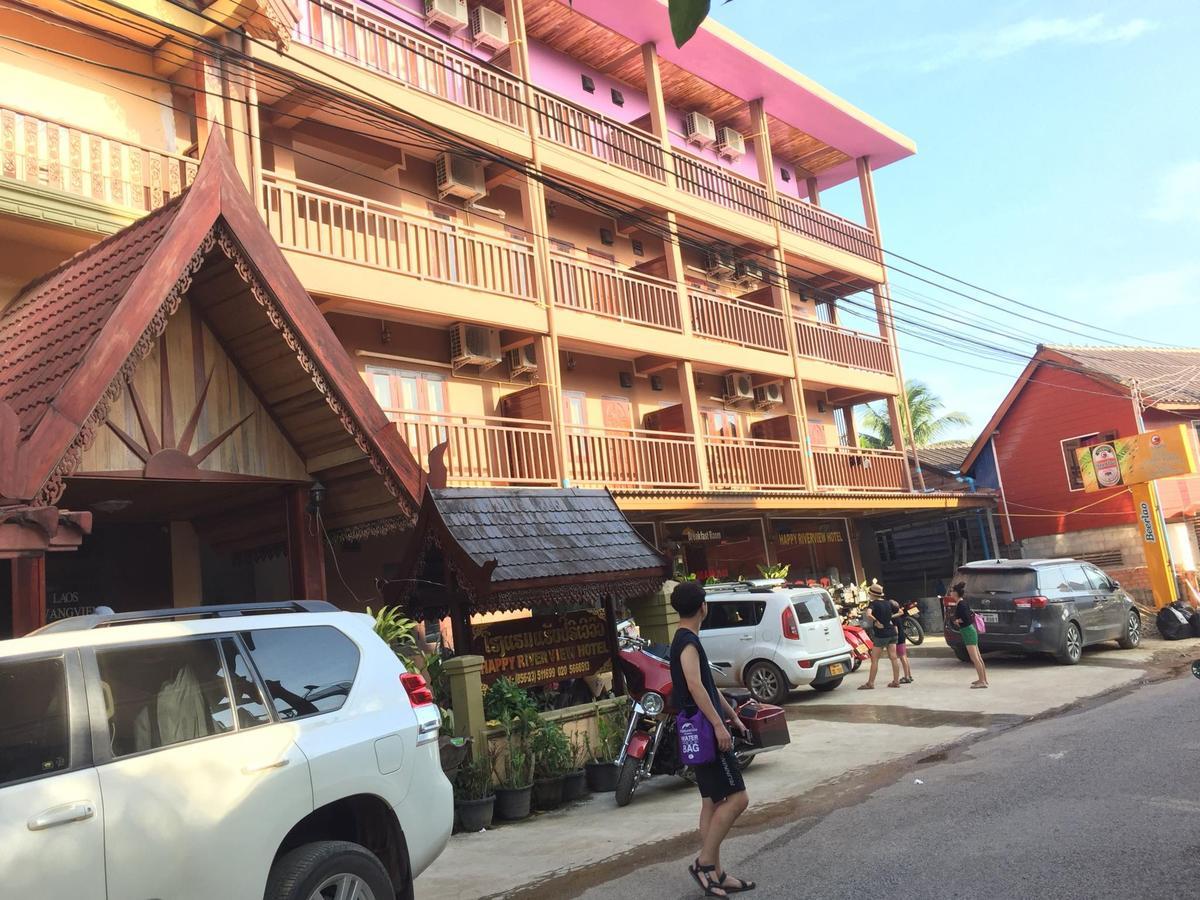 Happy River View Hotel Vang Vieng Esterno foto